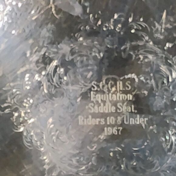 Vtg Webster Wilcox Serving Tray International Silver Co Plated Ornate Rochelle - Picture 2 of 12